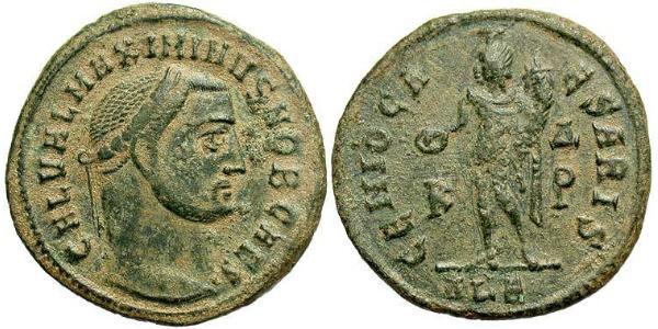 1 Follis 羅馬帝國 青铜 Maximinus II (270 - 313)