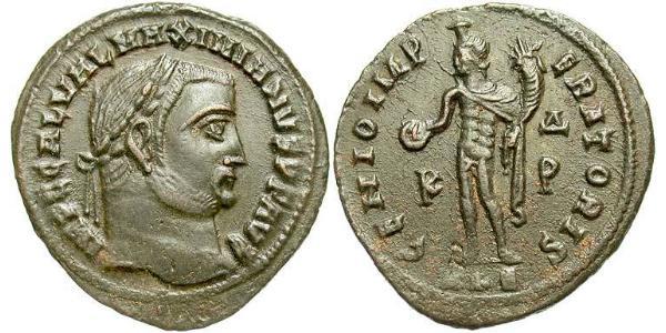1 Follis 羅馬帝國 青铜 伽列里乌斯