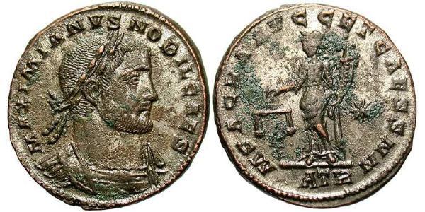 1 Follis 羅馬帝國 青铜 伽列里乌斯