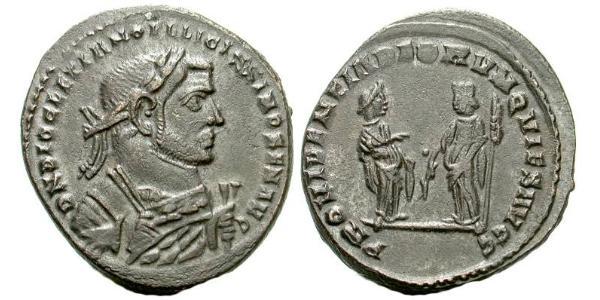 1 Follis 羅馬帝國 青铜 Diocletian (244-311)