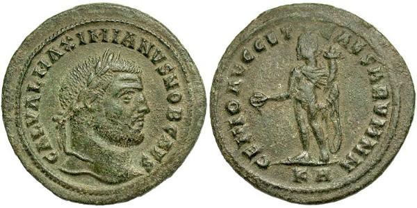 1 Follis 羅馬帝國 青铜 伽列里乌斯