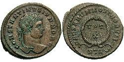 1 Follis / 1 AE3 Imperio romano (27BC-395) Bronce Constancio II (317 - 361)