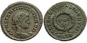 1 Follis / 1 AE3 Imperio romano (27BC-395) Bronce Constancio II (317 - 361)