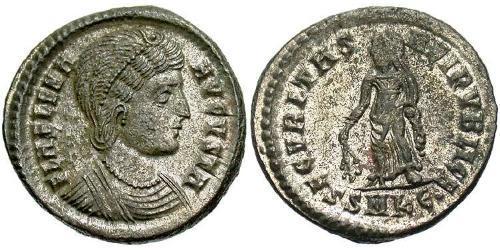 1 Follis / 1 AE3 Imperio romano (27BC-395) Bronce Helena de Constantinopla (250 -330)