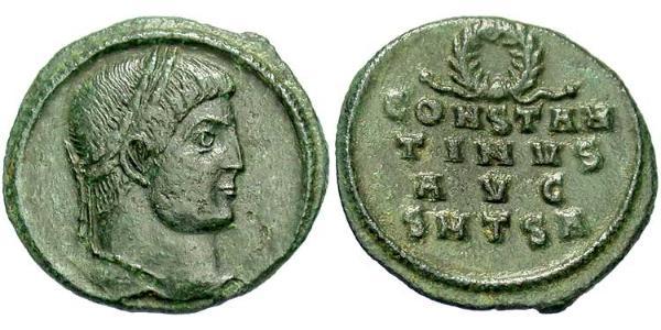 1 Follis / 1 AE3 Imperio romano (27BC-395) Bronce Constantino I (272 - 337)