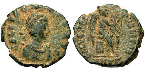 1 Follis / 1 AE3 Byzantine Empire (330-1453) Bronze Aelia Eudoxia (?-404)