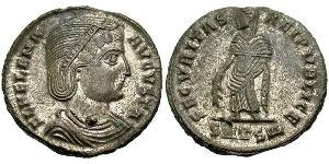 1 Follis / 1 AE3 Empire romain (27BC-395) Bronze Flavia Giulia Elena (250 -330)