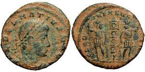 1 Follis / 1 AE3 Empire romain (27BC-395) Bronze Dalmatius (?-337)