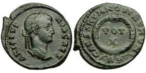 1 Follis / 1 AE3 Empire romain (27BC-395) Bronze Crispus (305 - 326)