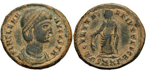 1 Follis / 1 AE3 Empire romain (27BC-395) Bronze Flavia Giulia Elena (250 -330)