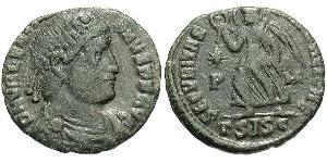 1 Follis / 1 AE3 Roman Empire (27BC-395) Bronze Valentinian I  (321-375)