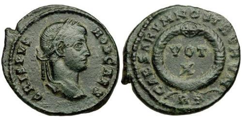 1 Follis / 1 AE3 Roman Empire (27BC-395) Bronze Crispus (305 - 326)