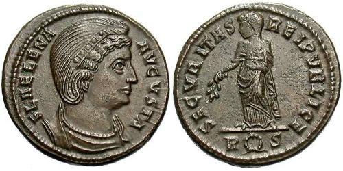 1 Follis / 1 AE3 Roman Empire (27BC-395) Bronze Helena Augusta (250 -330)