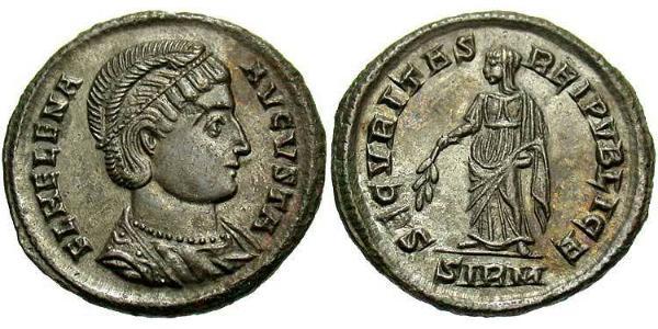 1 Follis / 1 AE3 Roman Empire (27BC-395) Bronze Helena Augusta (250 -330)