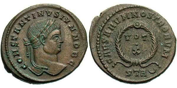 1 Follis / 1 AE3 Römische Kaiserzeit (27BC-395) Bronze Constantius II(317 - 361)