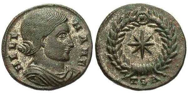 1 Follis / 1 AE3 Römische Kaiserzeit (27BC-395) Bronze Flavia Iulia Helena (250 -330)