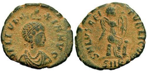 1 Follis / 1 AE3 Impero bizantino (330-1453) Bronzo Elia Eudossia (?-404)