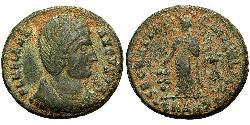 1 Follis / 1 AE3 Impero romano (27BC-395) Bronzo Flavia Giulia Elena (250 -330)