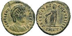 1 Follis / 1 AE3 Impero romano (27BC-395) Bronzo Flavia Giulia Elena (250 -330)