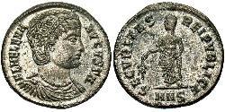 1 Follis / 1 AE3 Impero romano (27BC-395) Bronzo Flavia Giulia Elena (250 -330)