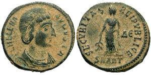 1 Follis / 1 AE3 Impero romano (27BC-395) Bronzo Flavia Giulia Elena (250 -330)