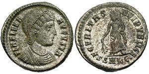 1 Follis / 1 AE3 Impero romano (27BC-395) Bronzo Flavia Giulia Elena (250 -330)