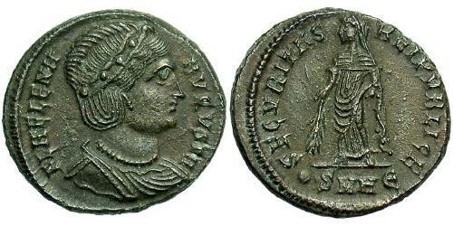 1 Follis / 1 AE3 Impero romano (27BC-395) Bronzo Flavia Giulia Elena (250 -330)