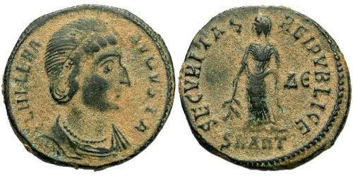 1 Follis / 1 AE3 Impero romano (27BC-395) Bronzo Flavia Giulia Elena (250 -330)