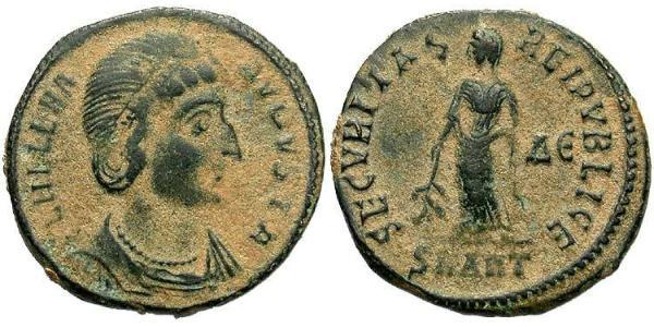 1 Follis / 1 AE3 Impero romano (27BC-395) Bronzo Flavia Giulia Elena (250 -330)