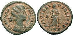 1 Follis / 1 AE3 羅馬帝國 青铜 Fausta (289-326)