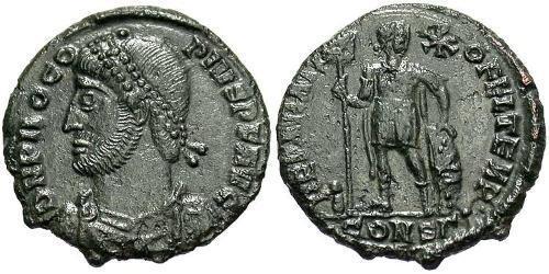 1 Follis / 1 AE3 羅馬帝國 青铜 Procopius (325- 366)