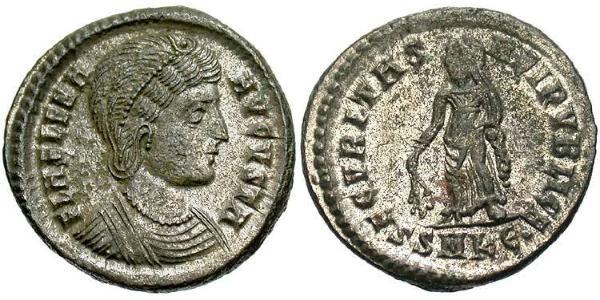 1 Follis / 1 AE3 羅馬帝國 青铜 Helena Augusta (250 -330)