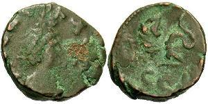 1 Follis / 1 AE4 Imperio bizantino (330-1453) Bronce León I el Tracio (401-474)