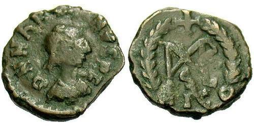 1 Follis / 1 AE4 Imperio bizantino (330-1453) Bronce Marciano (392-457)