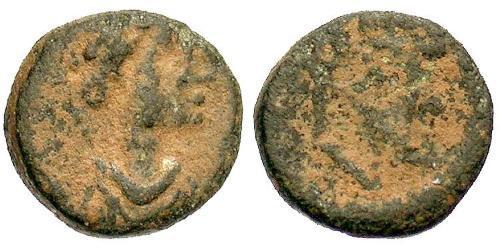 1 Follis / 1 AE4 Imperio bizantino (330-1453) Bronce León I el Tracio (401-474)