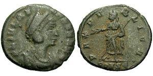 1 Follis / 1 AE4 Imperio romano (27BC-395) Bronce Helena de Constantinopla (250 -330)