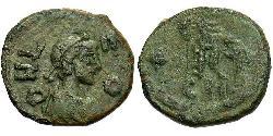 1 Follis / 1 AE4 Byzantine Empire (330-1453) Bronze Leo the Thracian (401-474)