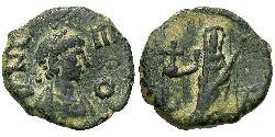 1 Follis / 1 AE4 Byzantine Empire (330-1453) Bronze Leo the Thracian (401-474)