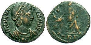 1 Follis / 1 AE4 Empire romain (27BC-395) Bronze Flavia Giulia Elena (250 -330)