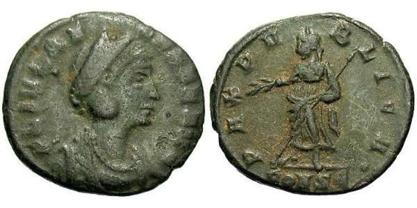 1 Follis / 1 AE4 Roman Empire (27BC-395) Bronze Helena Augusta (250 -330)