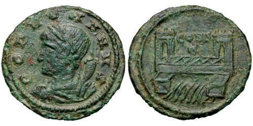 1 Follis / 1 AE4 Römische Kaiserzeit (27BC-395) Bronze 