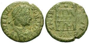 1 Follis / 1 AE4 Western Roman Empire (285-476) Bronze Flavius Victor (?-388)