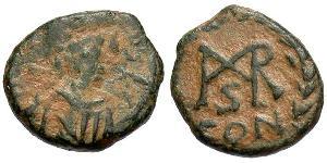 1 Follis / 1 AE4 Impero bizantino (330-1453) Bronzo Marciano (392-457)