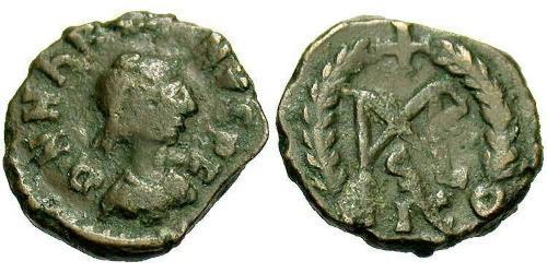 1 Follis / 1 AE4 Impero bizantino (330-1453) Bronzo Marciano (392-457)