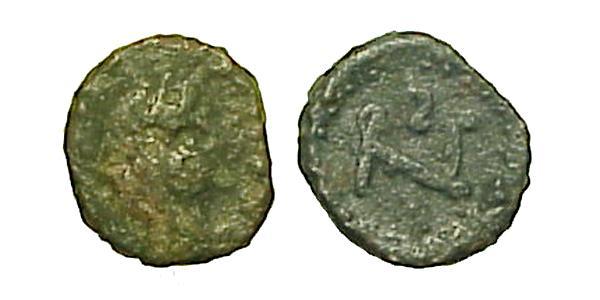 1 Follis / 1 AE4 Impero bizantino (330-1453) Bronzo Zenon (425- 491)