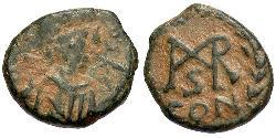 1 Follis / 1 AE4 拜占庭帝国 青铜 Marcian (392-457)