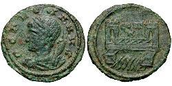 1 Follis / 1 AE4 羅馬帝國 青铜 