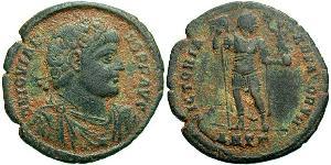 1 Follis /  AE1 Imperio romano (27BC-395) Bronce Joviano (331- 364)