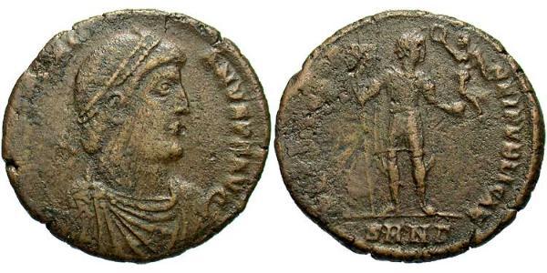 1 Follis /  AE1 Roman Empire (27BC-395) Bronze Valentinian I  (321-375)