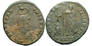 1 Follis /  AE2 Imperio romano de Occidente (285-476) Bronce Arcadio (377-408)